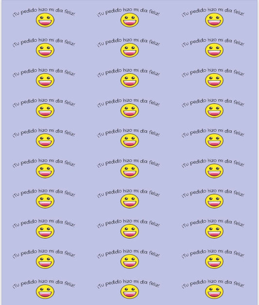 Tu pedido hizo feliz mi día