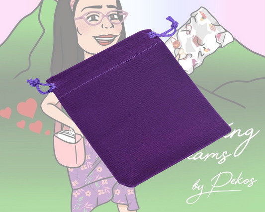 Bolsas de Tela Violeta - Paquete de 5