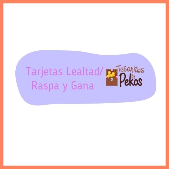 Tarjetas de Lealtad/Raspa y Gana-Tesoritos by Pekos