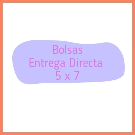 Bolsas de Entrega Directa 5 x 7 (Papel)/5 x 7 Delivery Bags ( Paper)