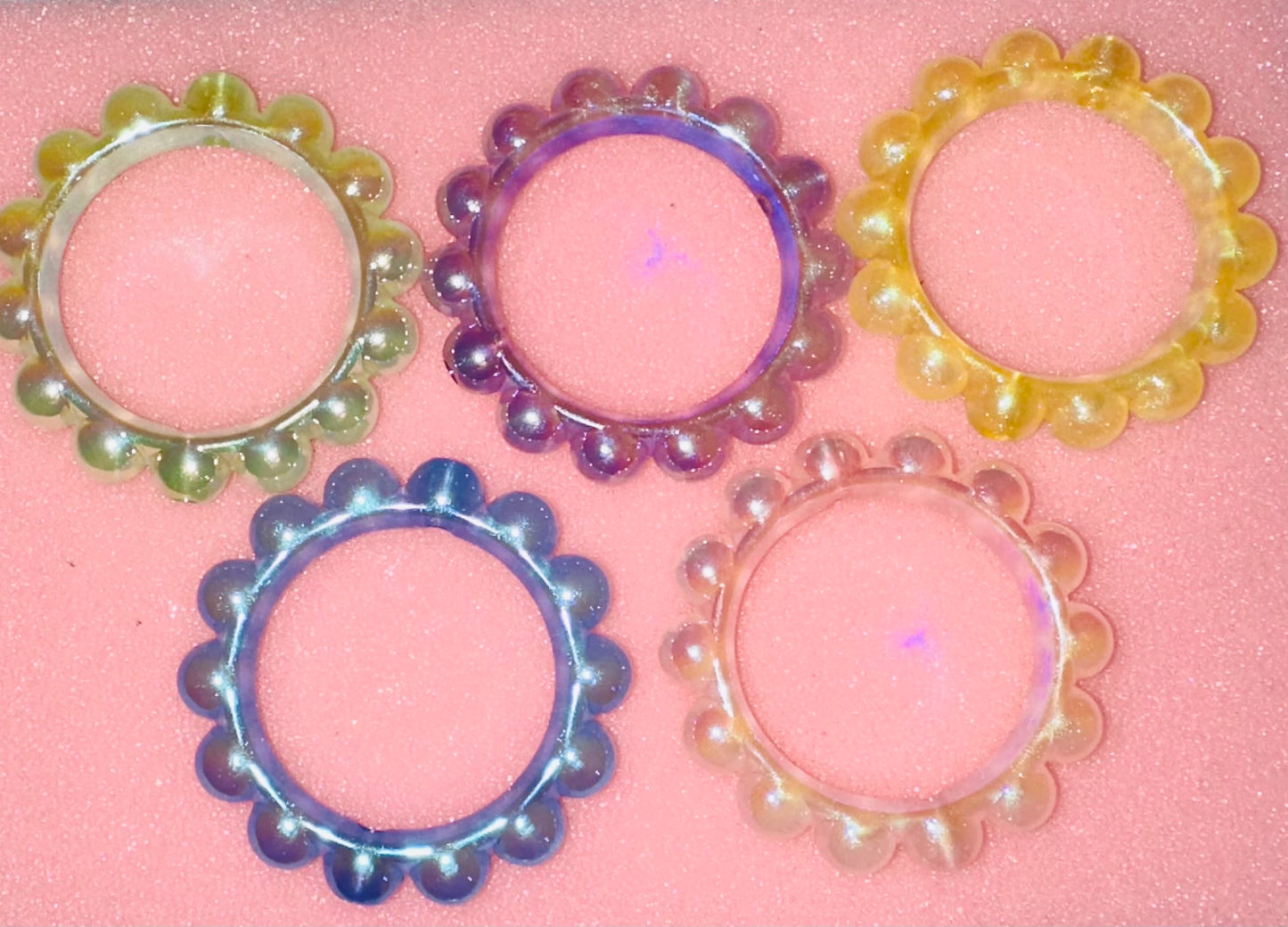 Round Color Bead Frame