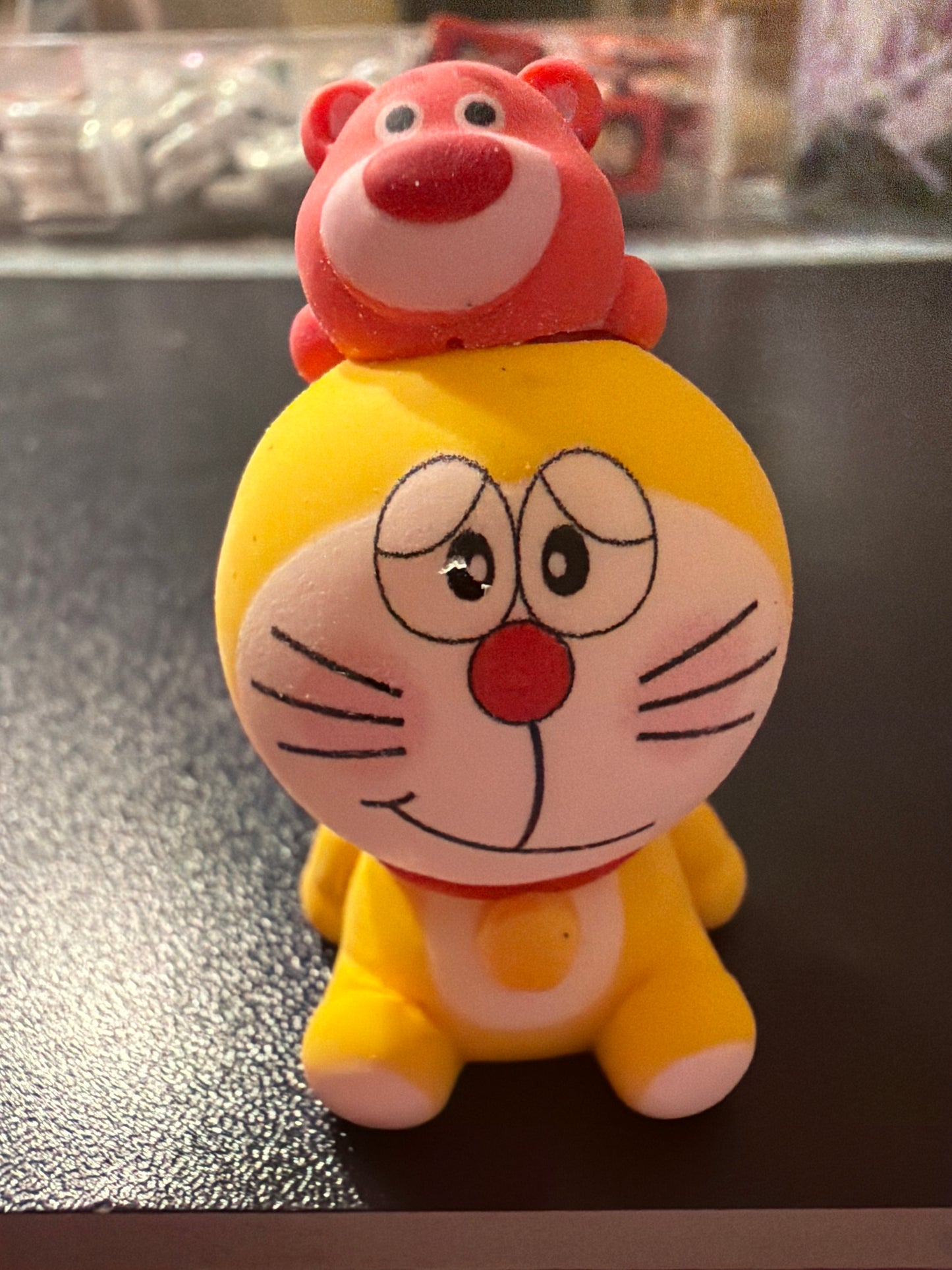 Japanese Robot Cat Character Figurine - All Hole