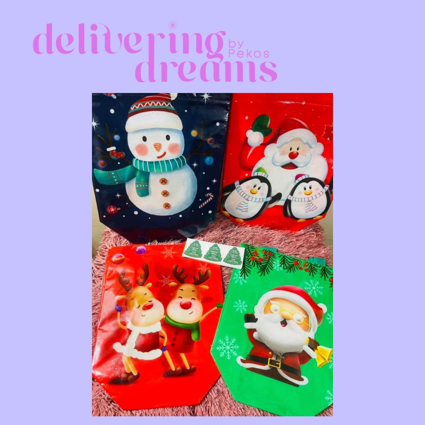 Bolsas Navideñas Multiusos