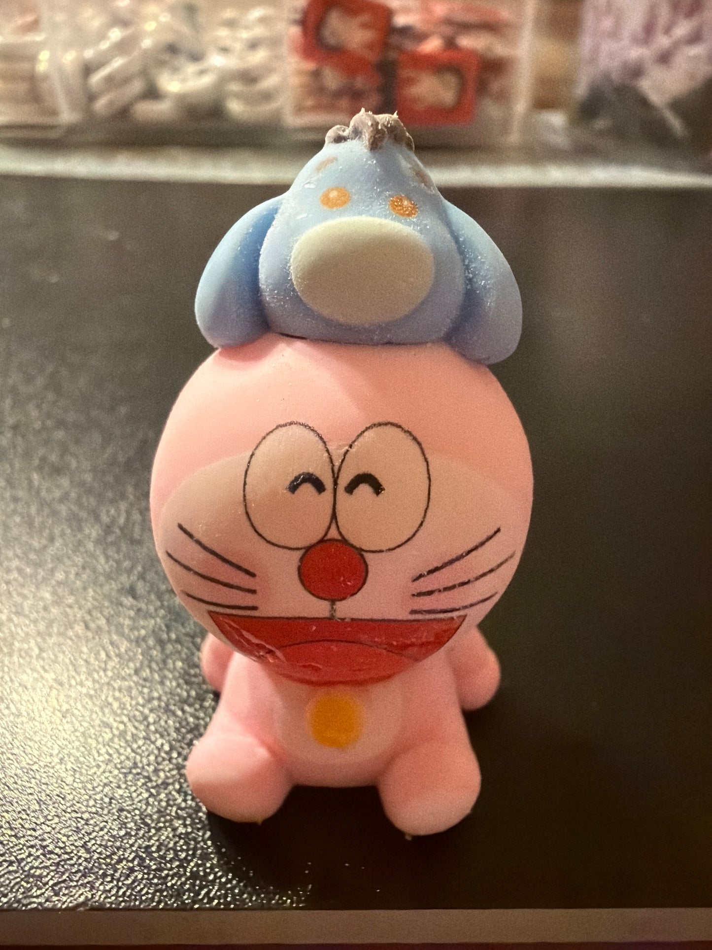 Japanese Robot Cat Character Figurine - All Hole
