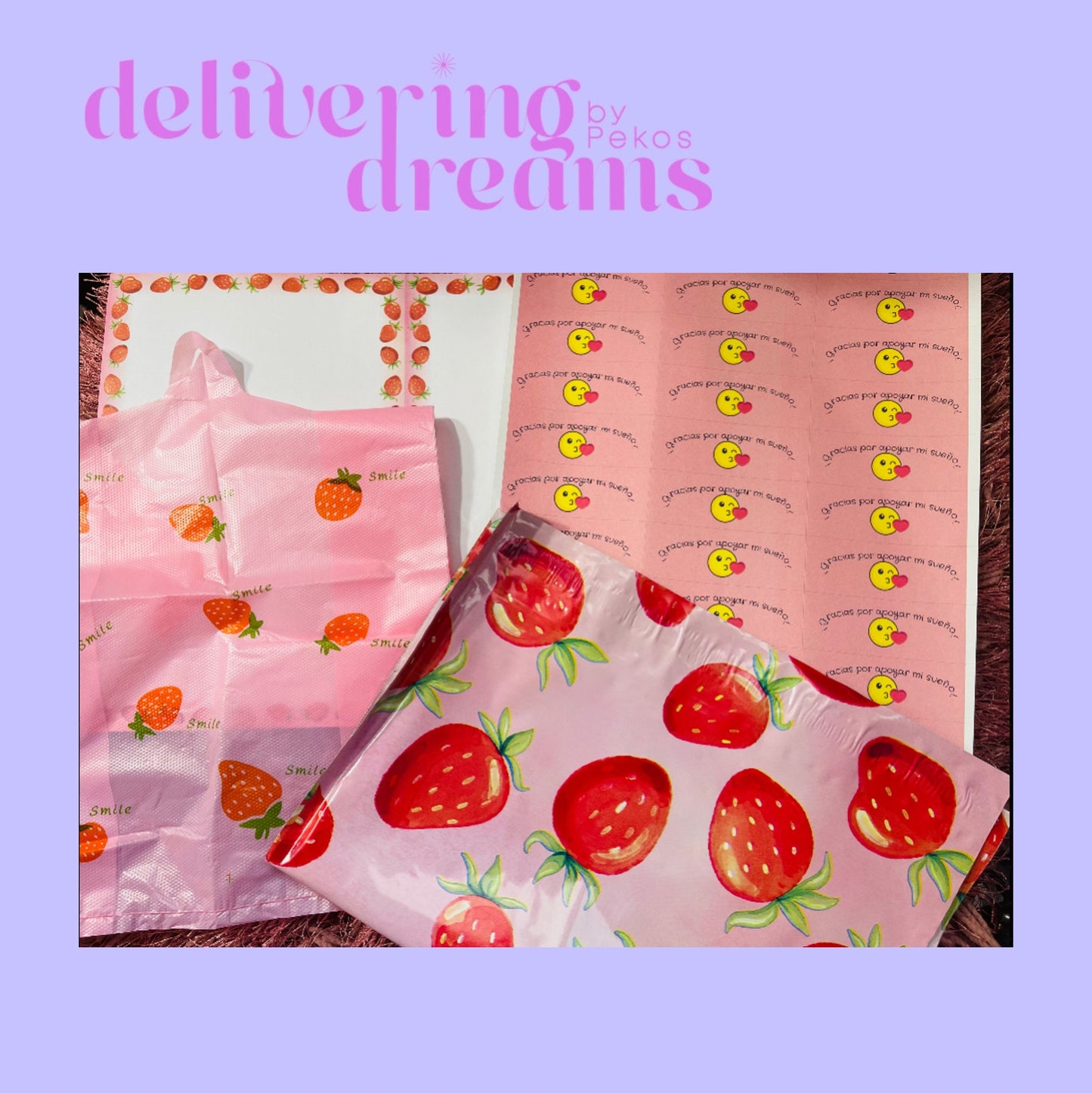 Fresas Bundle - Conjunto de empaques para envios y/o entregas