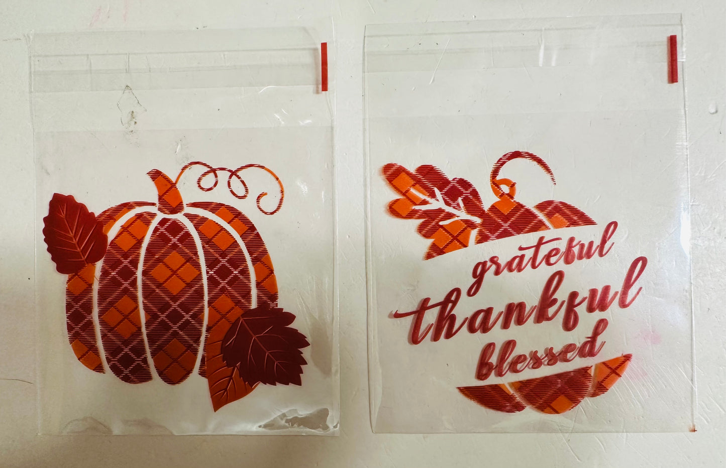 Celofán Thanksgiving Bags 3.9 x 5”