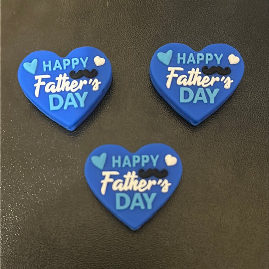 Blue Heart Happy Fathers Day