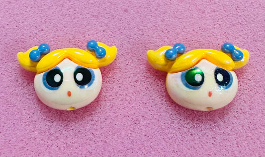 Powerpuff Acrilic Bead Amarilla