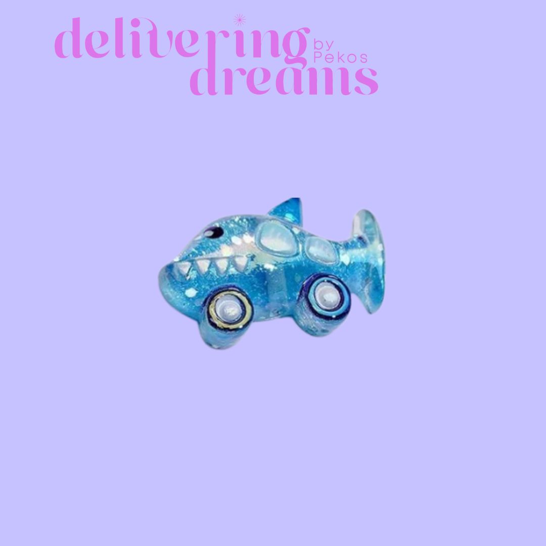 UV Coating Cute Fruits Vehicle (Strawberry Helicopter, Banana Car, Shark Car, Apple Car, Watermelon Car, Dinosaur Watermelon Car)