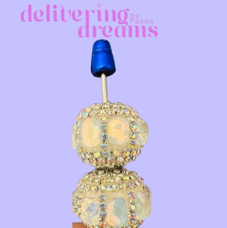 Fancy Big Rhinestone Bead - Paquete de 2