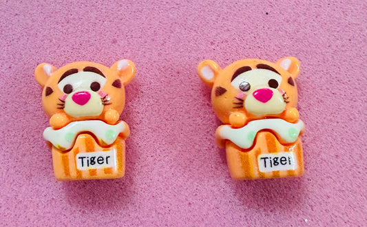 Tiger Acrilic Beads