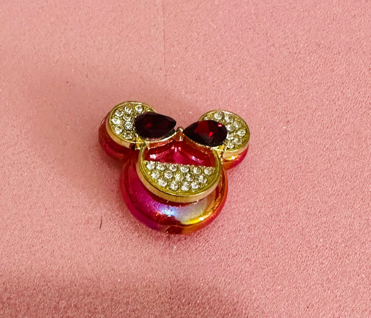 Minnie Mouse Rhinestone Luxury Bead (precio individual)