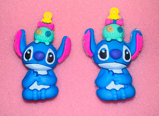 Pen Topper/Keychain Stitch con muñeca 2