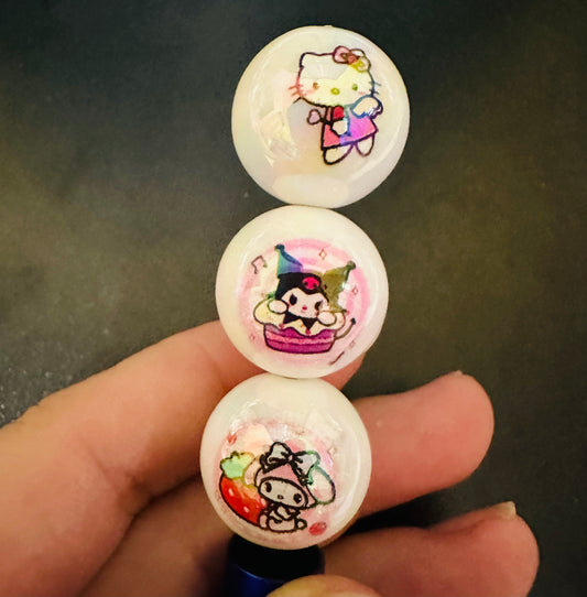 Sanrio 20mm Acrilic Beads (se envían surtidos)