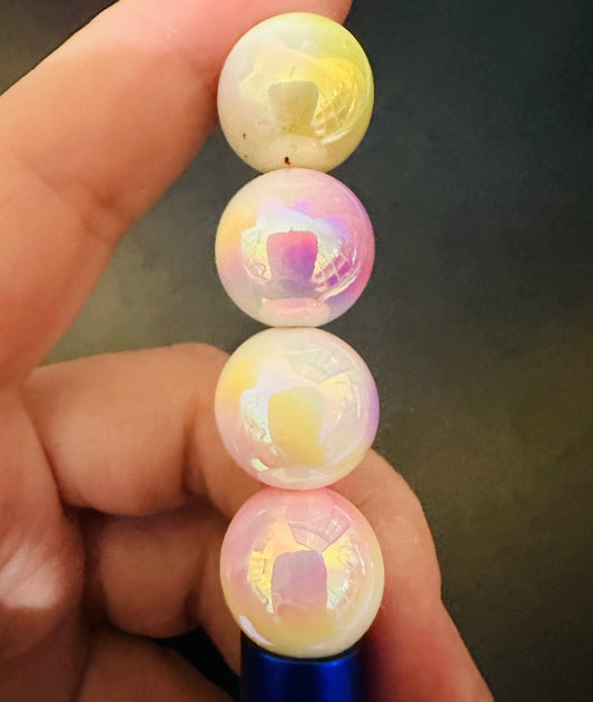 Tie Dye 14mm Acrilic Beads