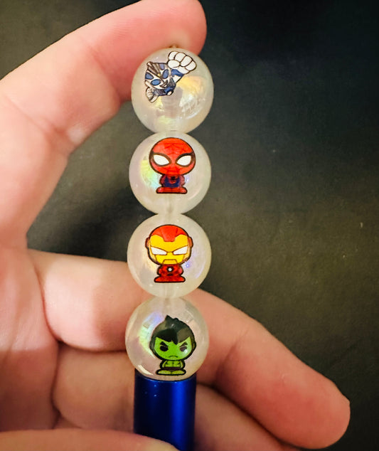 Superheroes Beads - Paquete de 6