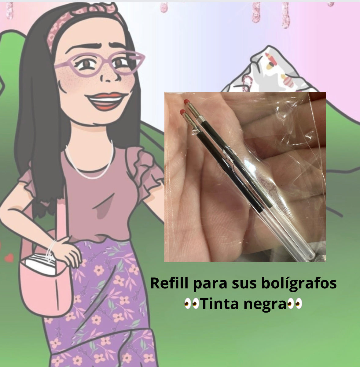 Refills para sus bolígrafos