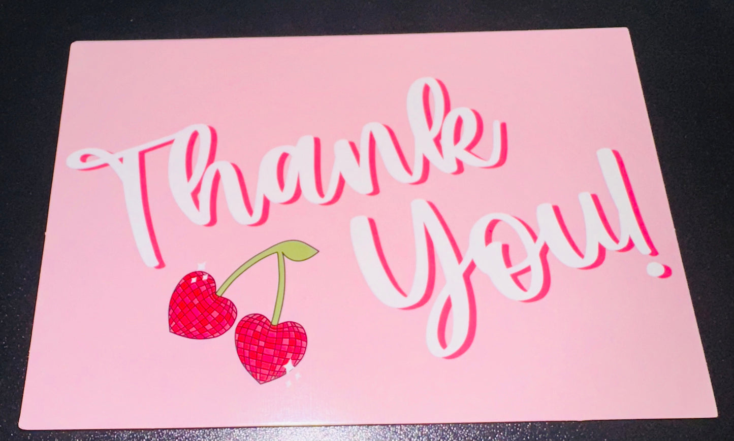 Cherry 🍒 4 x 6 Thank You Cards