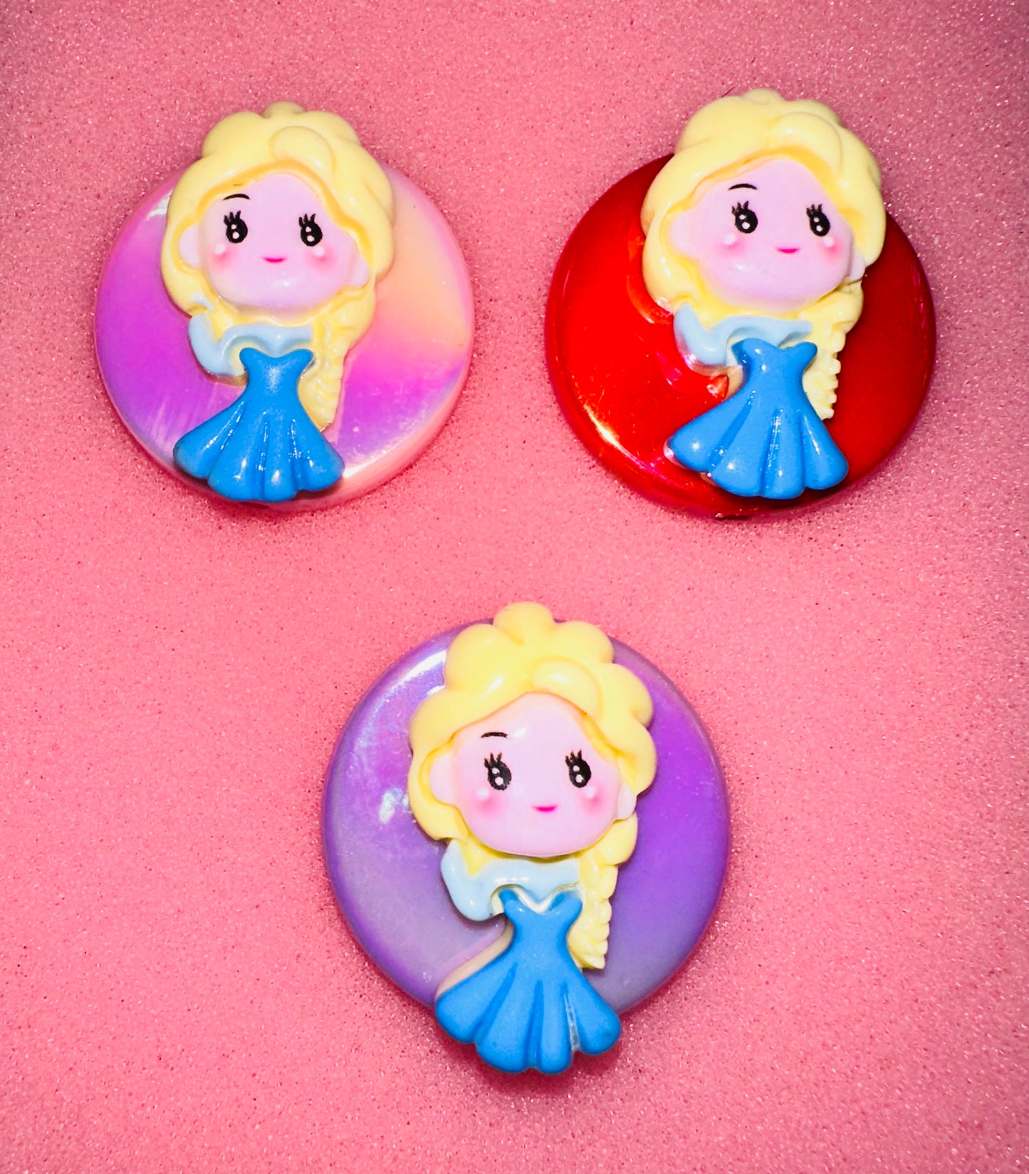 Elsa Resin Bead 3D