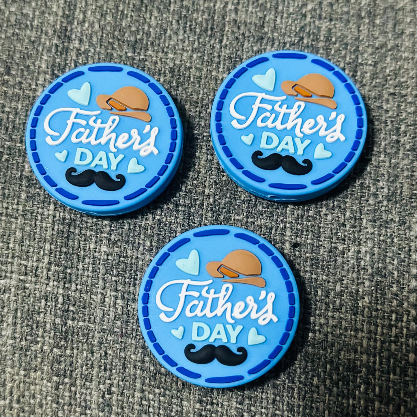 Happy Father’s Day Blue Circle