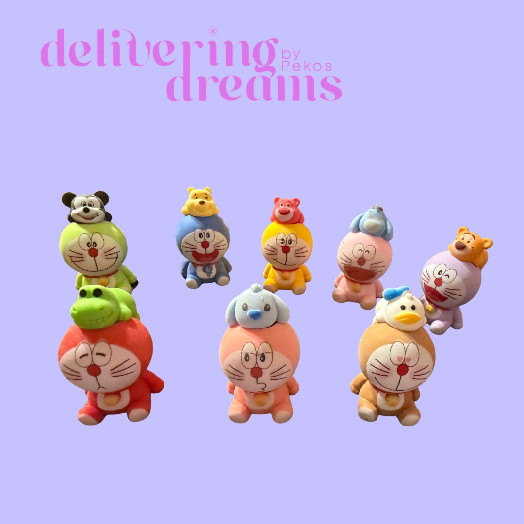 Japanese Robot Cat Character Figurine - All Hole