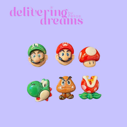 MB BeadsCoating Cute Plumber Character Series - escoge tu personaje