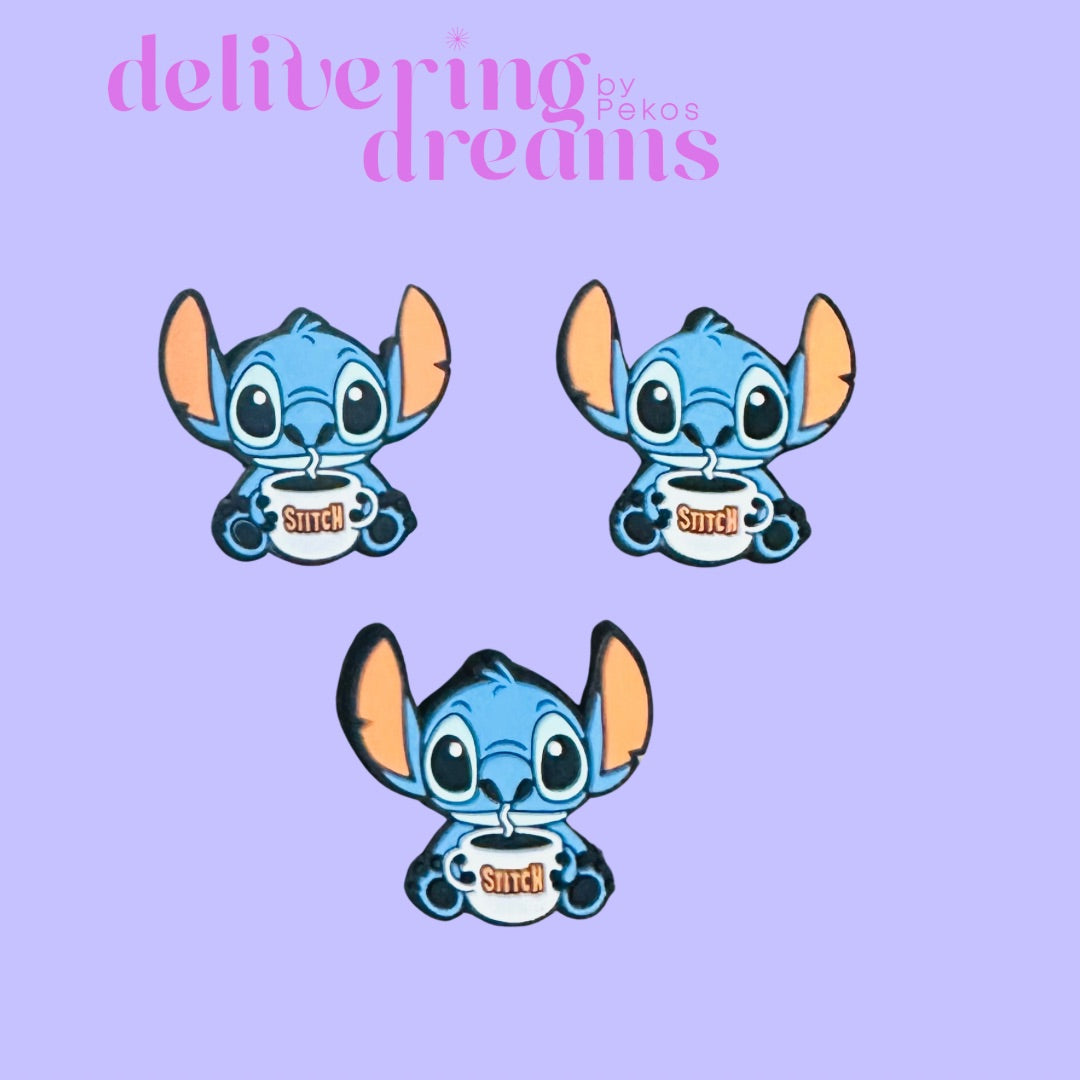 Stitch with Coffee Mug