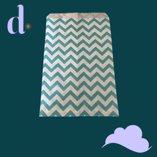 Zig Zag Paper Bags 6 x 9