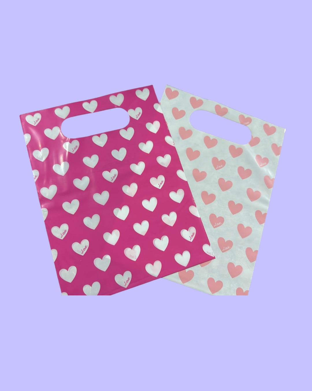 Corazones - Bolsa de entrega 6 x 8