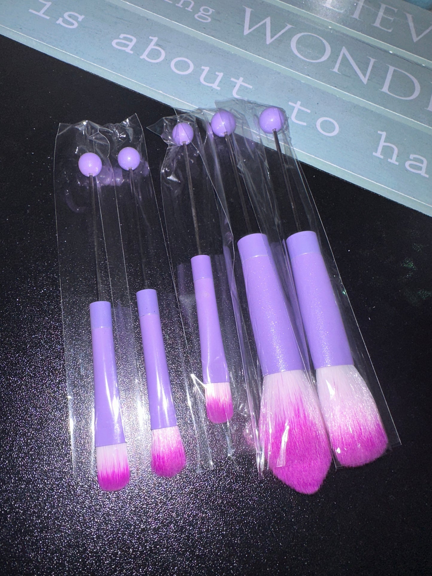 Set de 5 Brochas Beadable para maquillaje