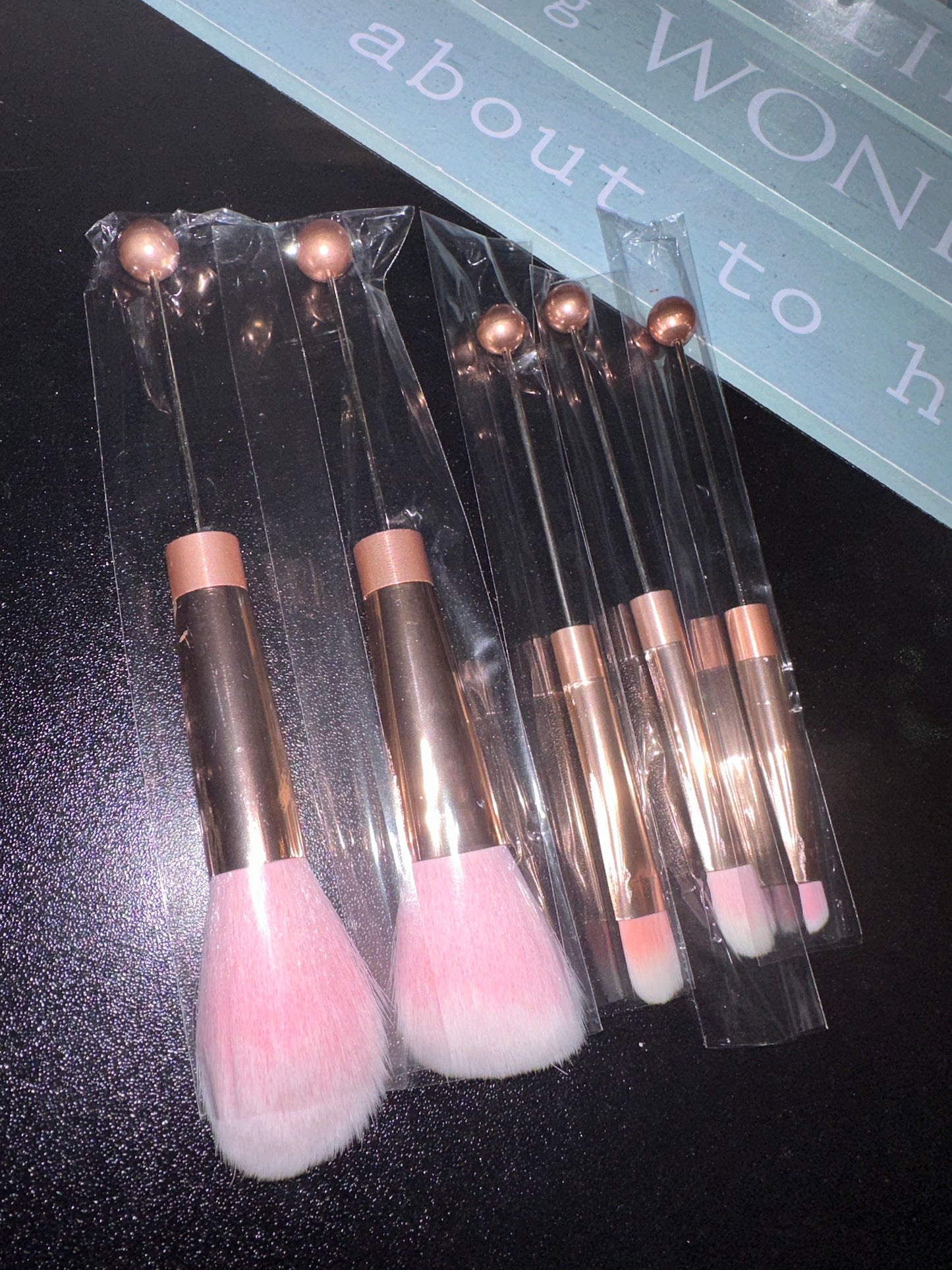 Set de 5 Brochas Beadable para maquillaje