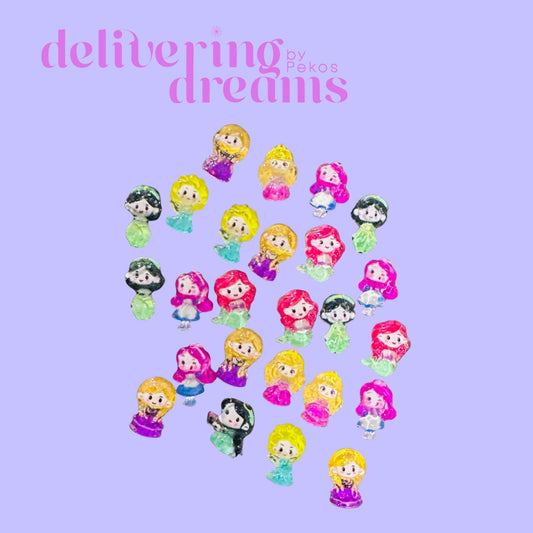 DIY Mix Charms de Princesas - Paquete de 25