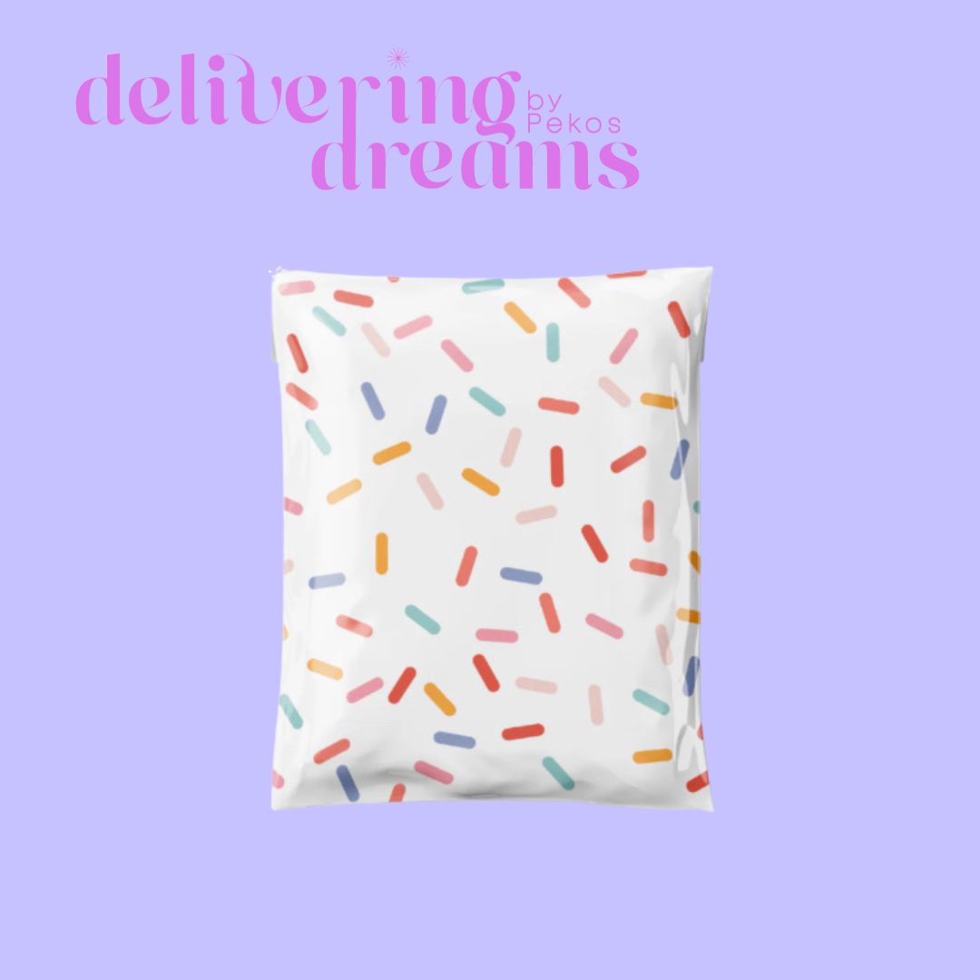 Chispitas (Sprinkles) - Tamaño 10 x 13" - Paquete de 10