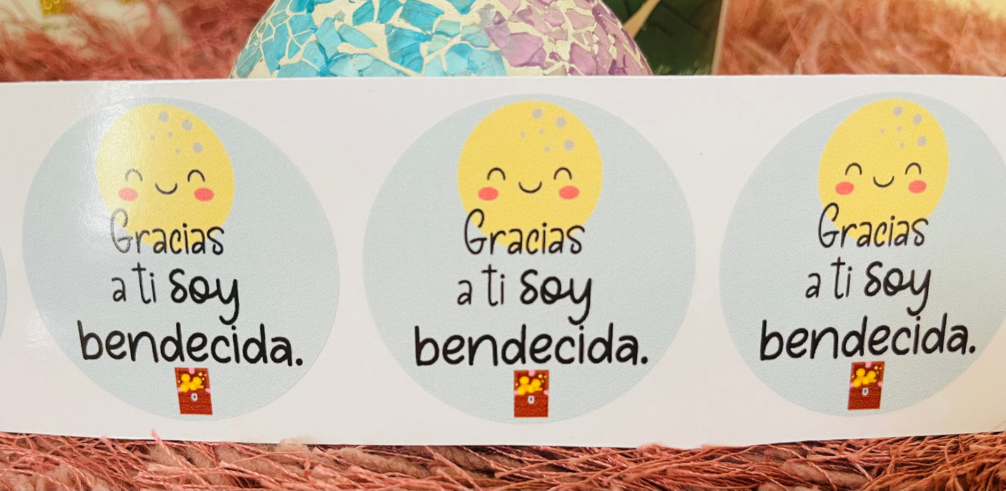 Gracias a ti soy bendecida