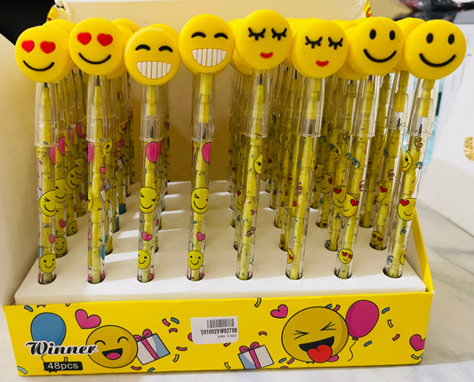 Emoji Stackable Pencils