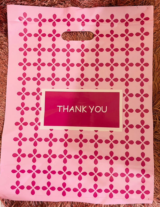 Thank You Pink Bag 12 x 15