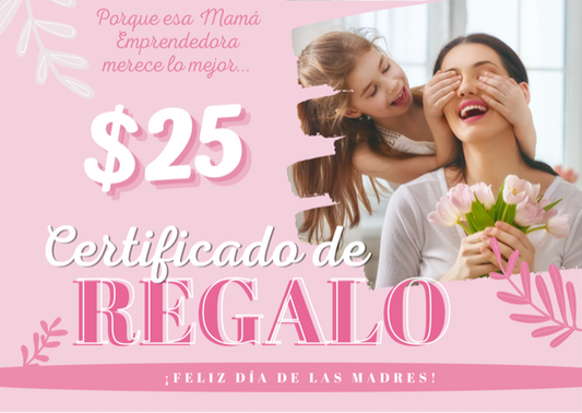 Certificado de Regalo para Mama Emprendedora