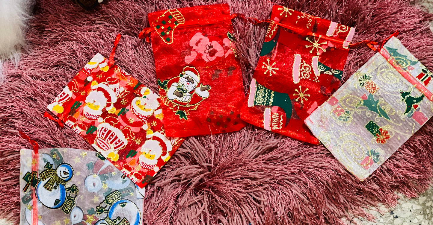 Christmas Organza Bags